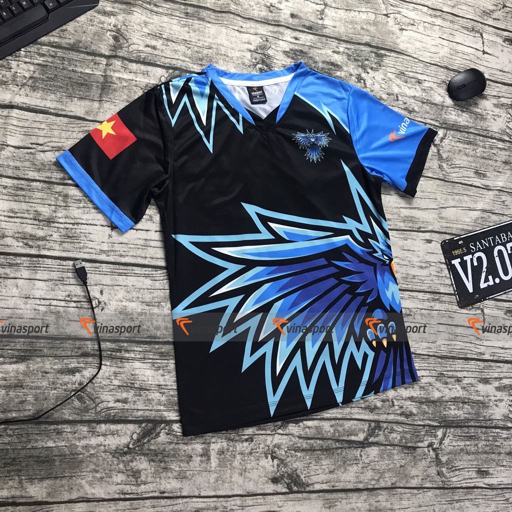 Áo game thi đấu Esports nam ngắn tay – Mẫu thiết kế Phoenix