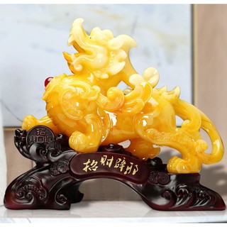Tỳ hưu phong thủy chiêu tài hút lộc ngang 27 cm cao 25 cm