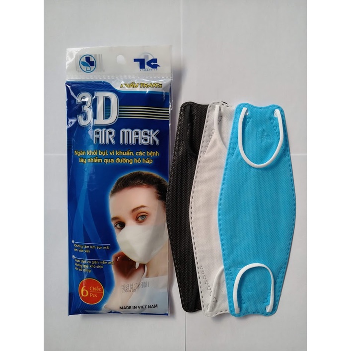 Sỉ 1 Thùng Khẩu Trang 4D Land Air Mask 300 Chiếc. 4 lớp kháng khuẩn cao cấp chống bụi mịn. DC XL TM  3D 5D 6D N95 KF94.