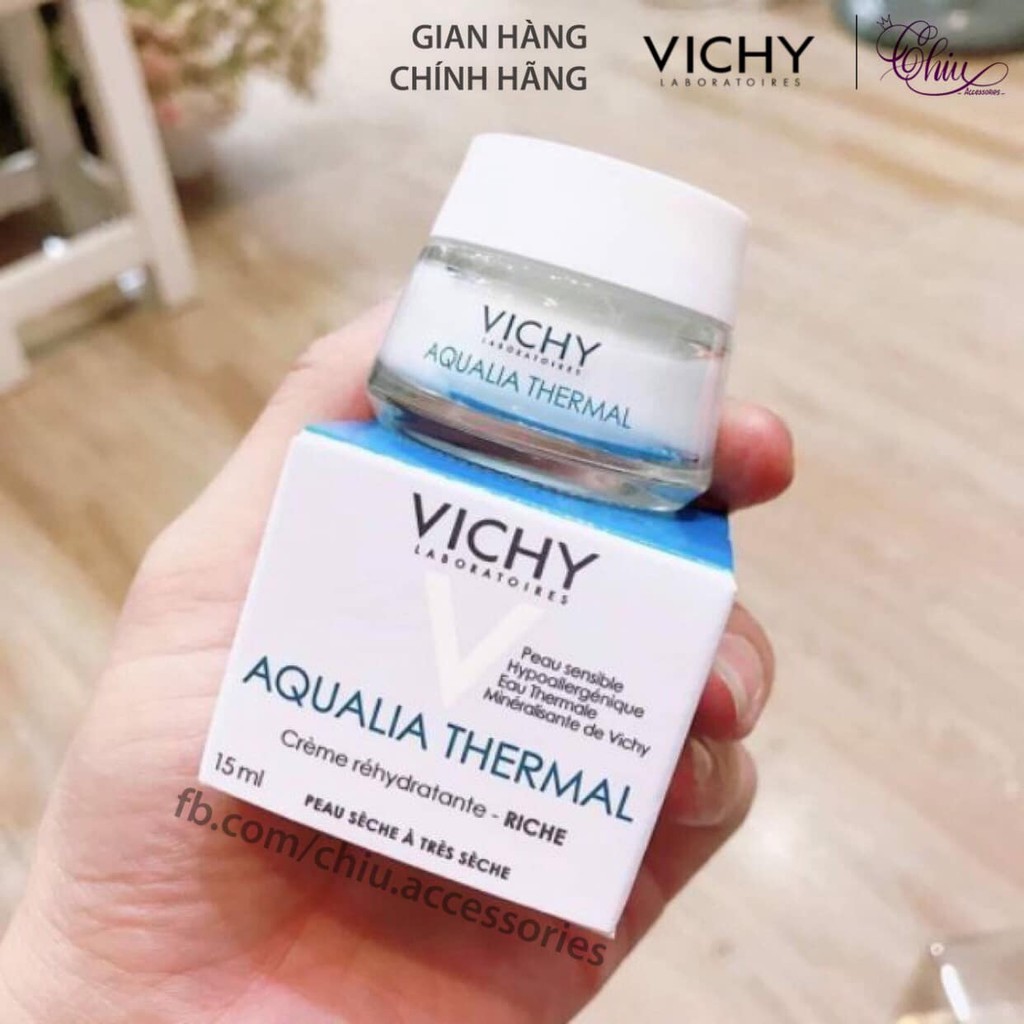 Kem Dưỡng Ẩm Vichy Aqualia Thermal Gel Cream 15ml