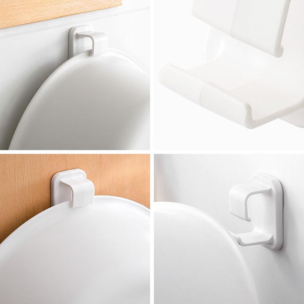 Bộ 1/4 Móc Treo Đồ Dán Tường Không Cần Khoan Tiện Dụng Tiết Kiệm Không Gian