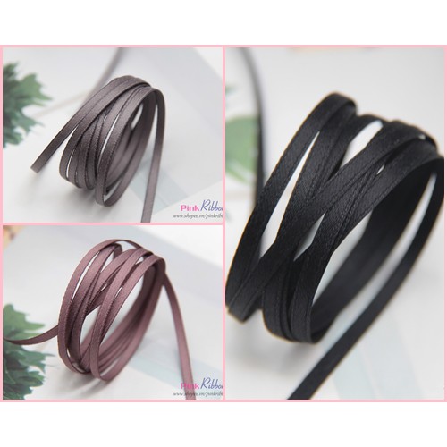 Ruy băng lụa mờ HQ 3mm -  Phụ kiện thời trang may mặc