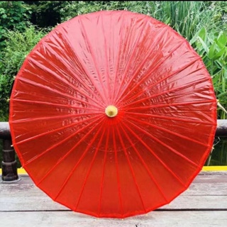Dù Giấy Màu Trắng Trơn Thủ Công DIY