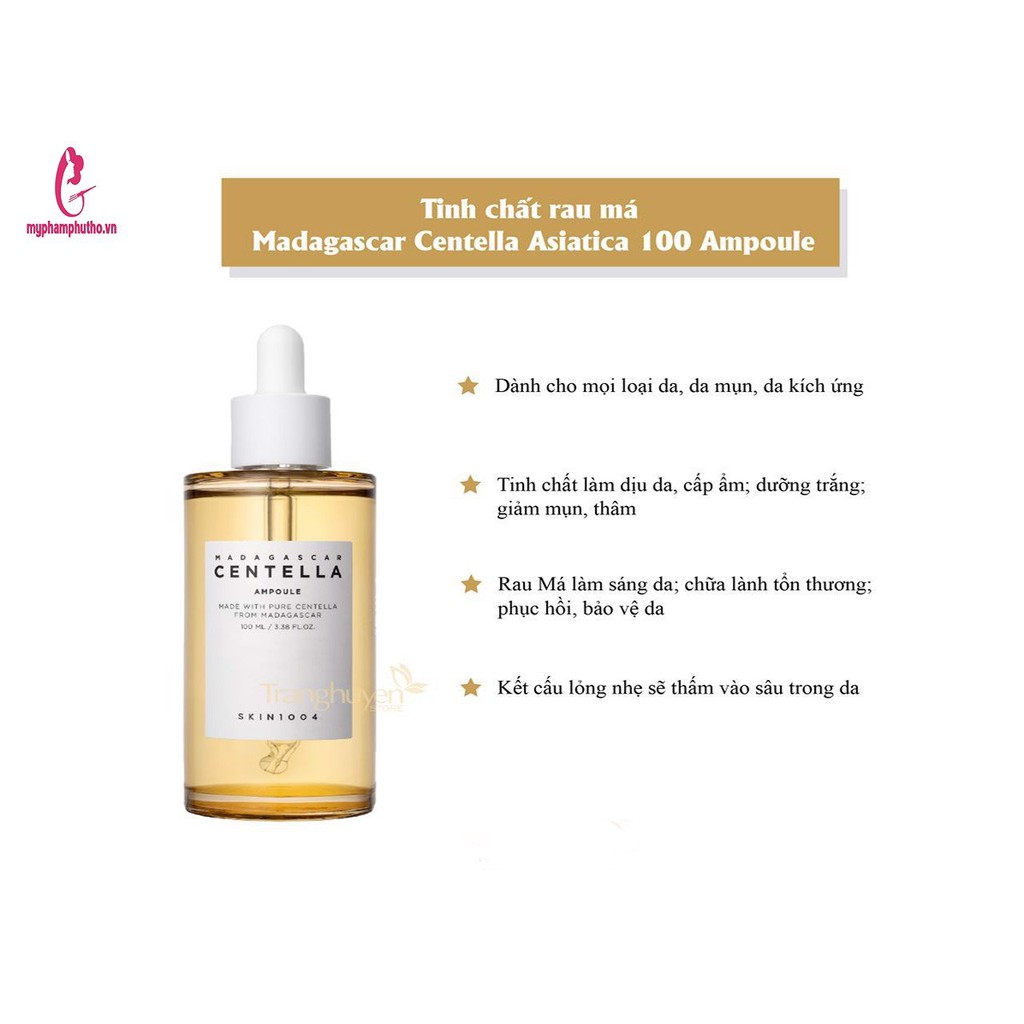 [Chính Hãng] Tinh Chất Rau Má Madagascar Skin1004 Centella Ampoule Mẫu Mới