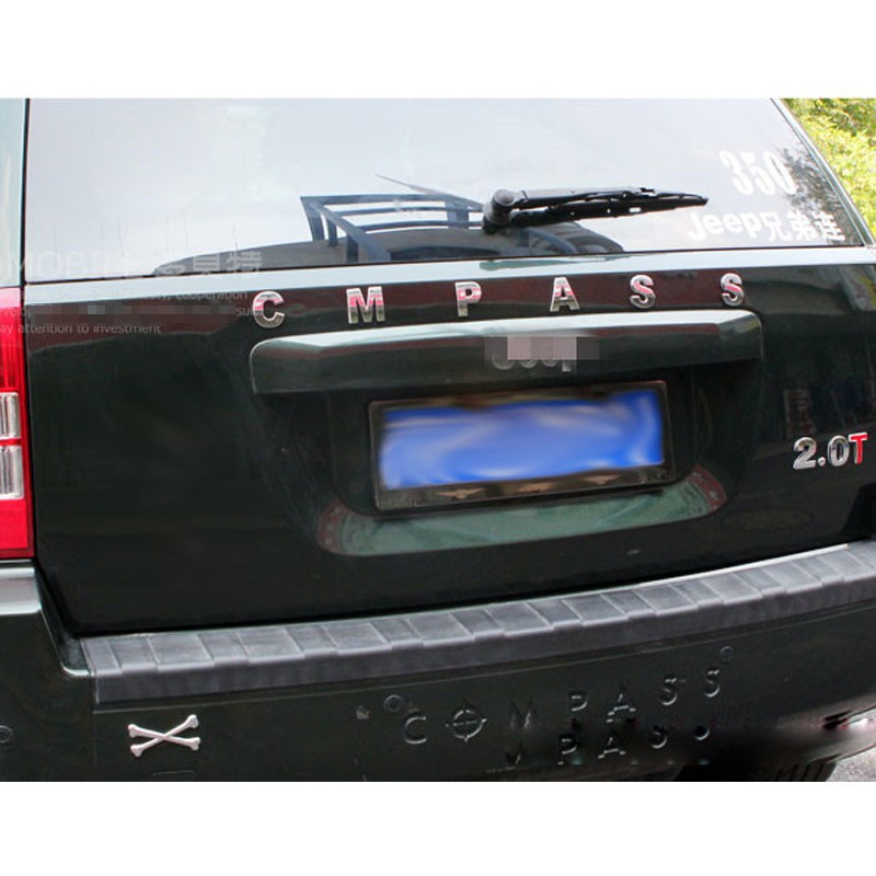 1 Miếng Dán Chữ Cái 3d Bằng Kim Loại 45mm Cho Xe Hơi, Xe Máy