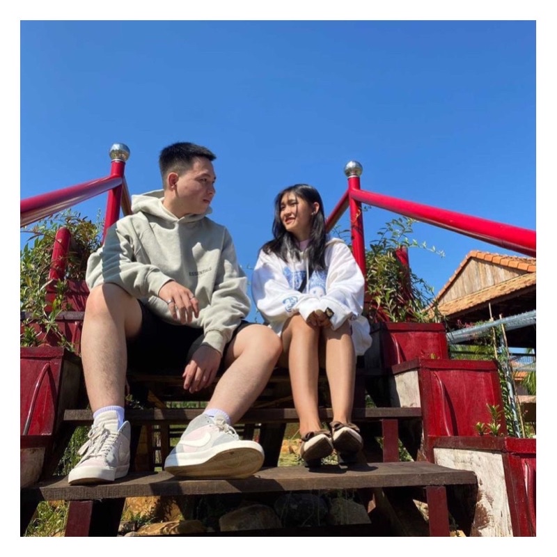 [Chính hãng Authentic] Áo hoodie Essentials FOG ấm áp màu xám xanh bơ season 41 fulltag