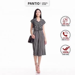 Áo sơ mi hoạ tiết kẻ chéo bas52188 - pantio