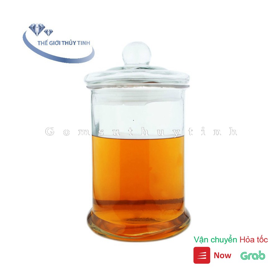 Bình Ngâm Rượu Thủy Tinh 6 Lít Trơn Không Van