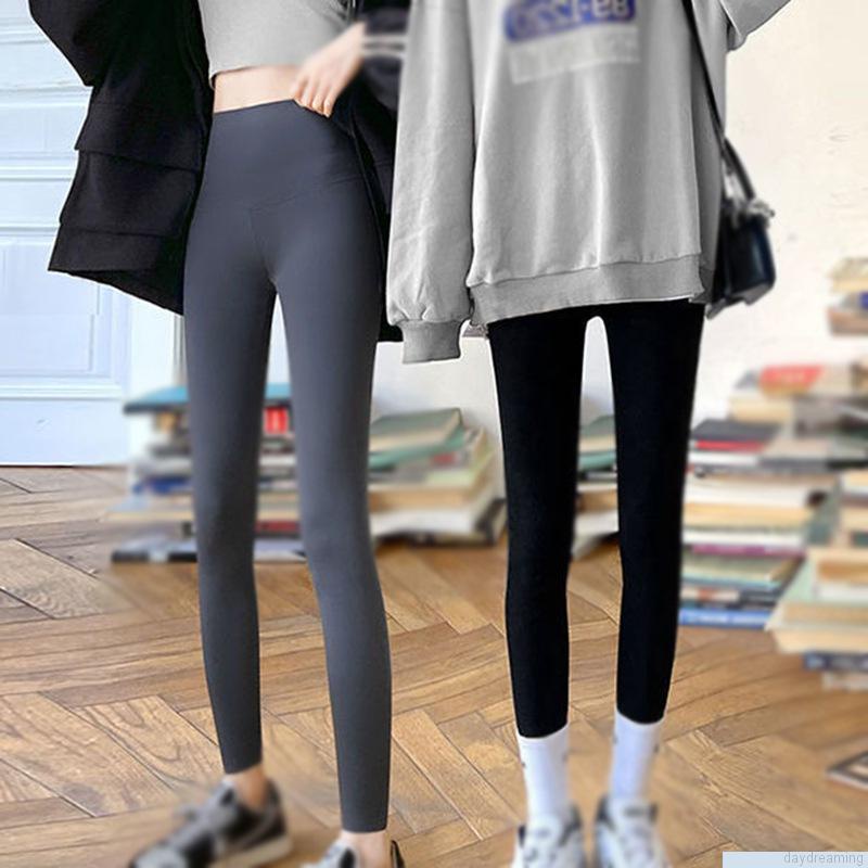 Quần legging dài ôm dáng co giãn không nhìn xuyên thấu cho nữ chất lượng cao
