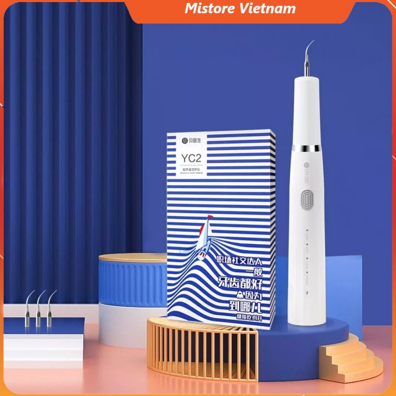 Máy cạo vôi răng Điện siêu âm cầm tay Xiaomi DR.BEI YC2 chuyên dụng cho nha khoa sử dụng tại nhà