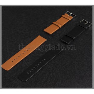 Dây đồng hồ samsung gear s3 classic, gear s3 frontier, amazfit , da pu