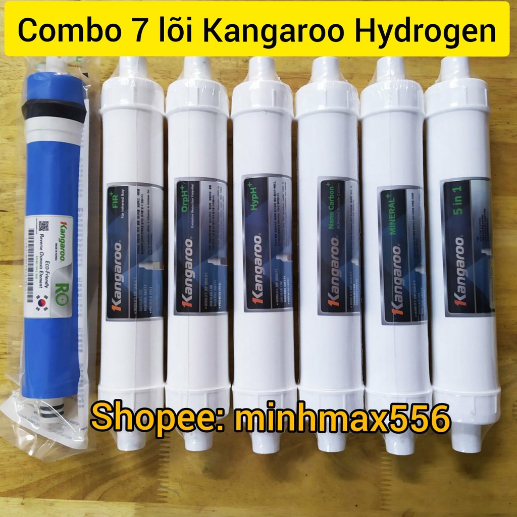 LÕI LỌC NƯỚC KANGAROO Hydrogen số 7 HypH+ | thay cho máy hydrogen KG100HP, KG100HA, KG100HQ, KG100HC..