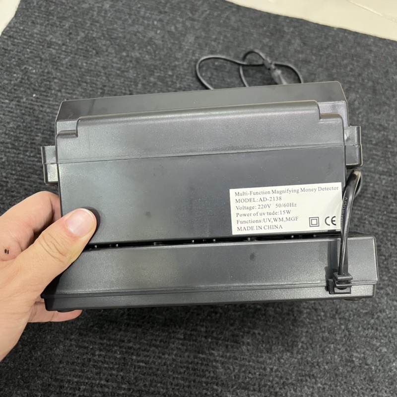 Đèn Soi Tiền UV Để Bàn - Cắm Điện 220v - 2 Bóng 15w Siêu Sáng