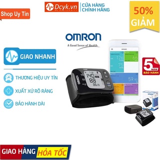 ✅ [Chính Hãng DKSH] Máy Đo Huyết Áp Cổ Tay: Omron HEM-6232T HEM 6232T 6232 (Kết Nối Với Smartphone) - DCYK0522