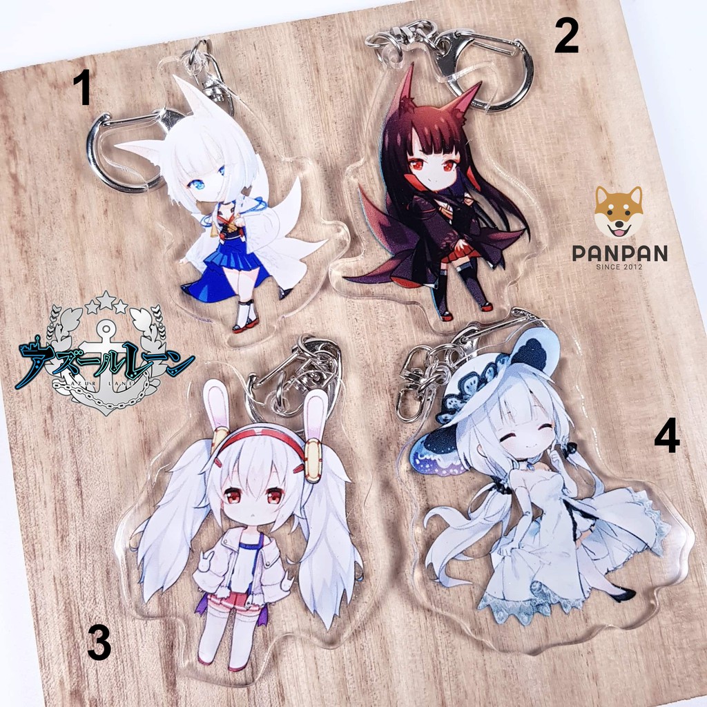 Móc Khoá Anime Mica Acrylic Azur Lane 1 (6cm)