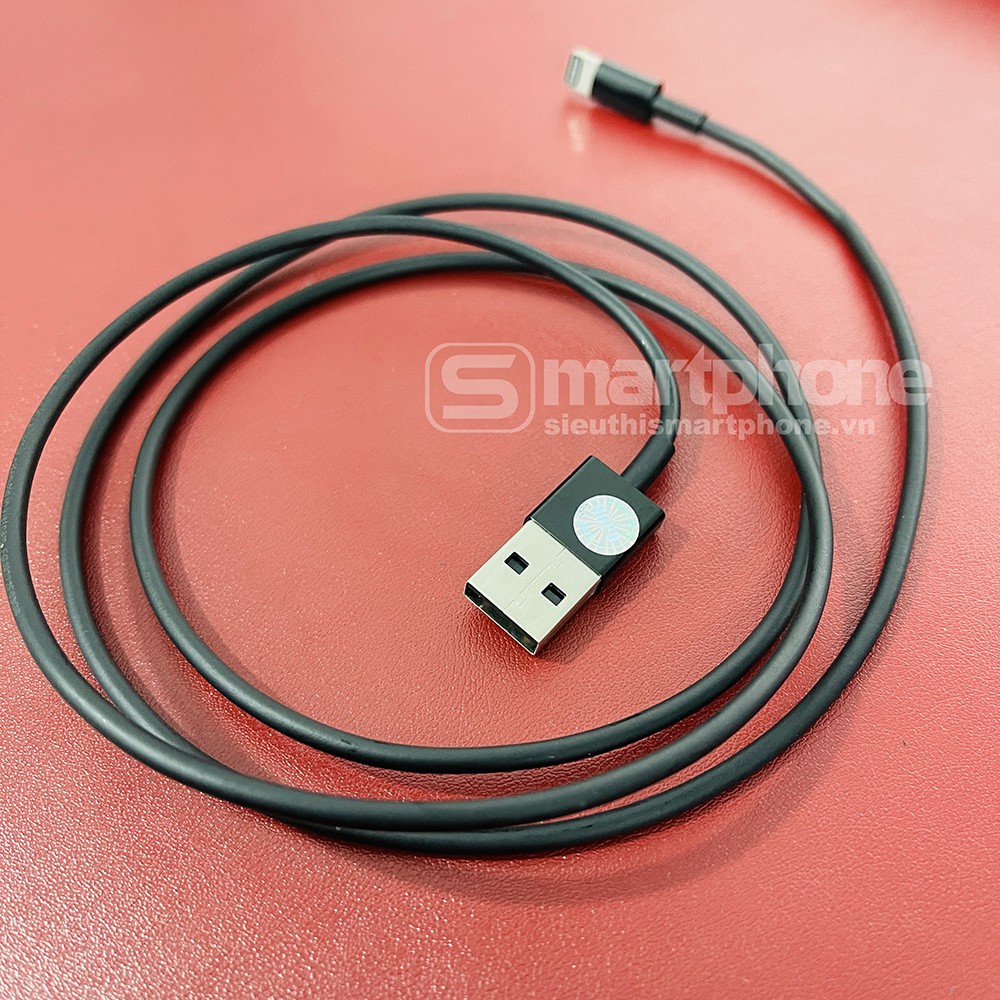 Cáp sạc IPmàu đen bảo hành 1 năm -Hàng