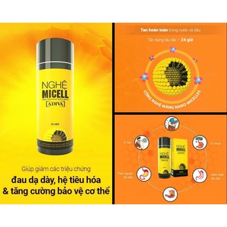 Hộp 30 viên Nghệ Micell Adiva - Thực phẩm bảo về sức khỏe và làm đẹp da
