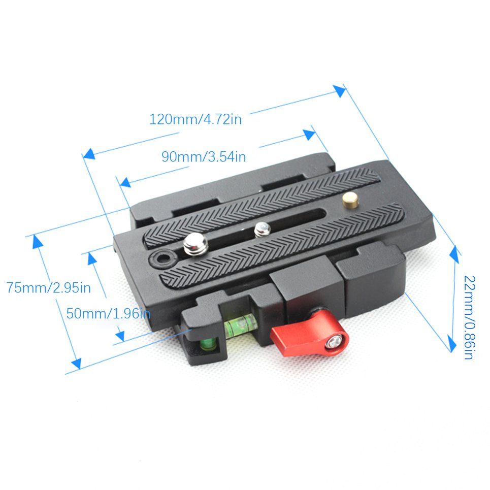 Quick Release Plate Assembly P200Clamp Adapter for Manfrotto Camera Tripod