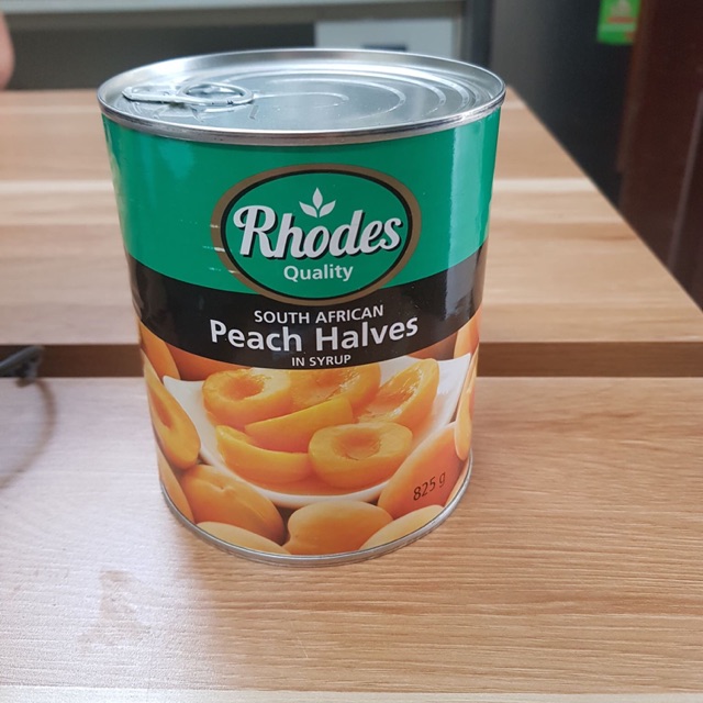 Đào Hộp/ Đào Ngâm Rhodes hộp 825g Pha Trà Đào