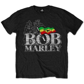 Áo thun nam ngắn tay họa tiết logo Bob Marley thời trang