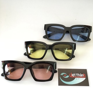 HCM mắt kính mát thời trang dáng V màu bản to siều chất