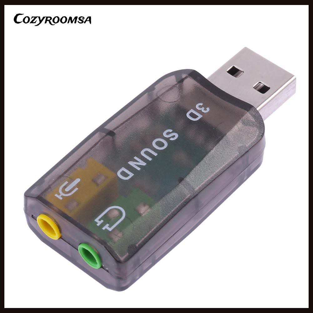 Usb Chuyển Đổi Âm Thanh 3d 5.1 Ch Cho Máy Tính Laptop Notebook | BigBuy360 - bigbuy360.vn