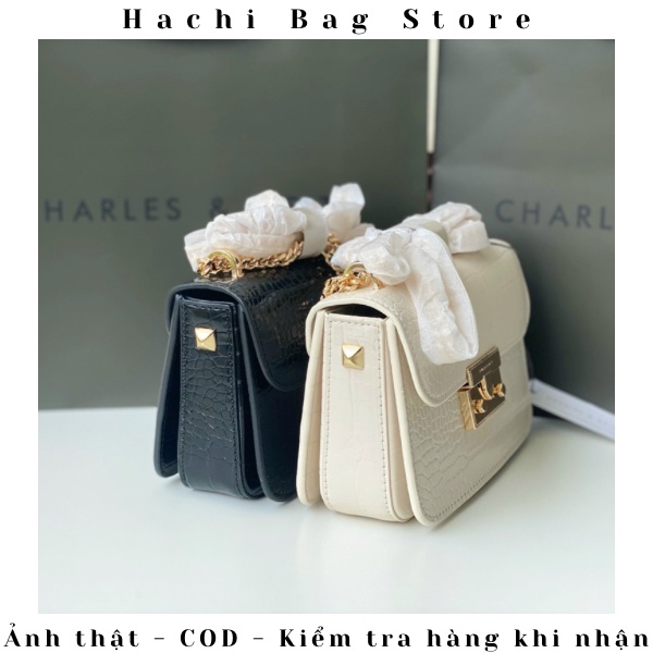 Túi Xách Nữ [Khoá Bóng] CnK Đeo Chéo Mini Size 18 Cm