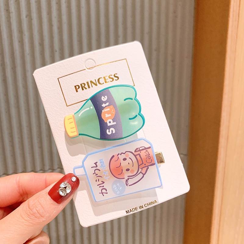 Kẹp Tóc Mái Vịt Họa Tiết Trái Cây Hoạt Hình Cho Trẻ Em