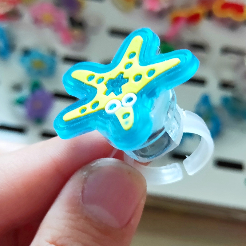 Nhẫn đèn LED MOSOWORLD hoạ tiết hoạt hình đáng yêu thời trang dành cho trẻ em