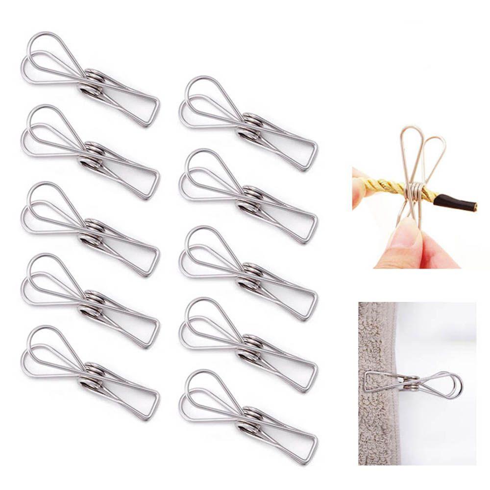 Móc Phơi Quần Áo Tiện Dụng Dành Cho Gia Đình|Giá Đỡ Kẹp Vớ / Đồ Dùng Tiện Dụng Cho Gia Đình