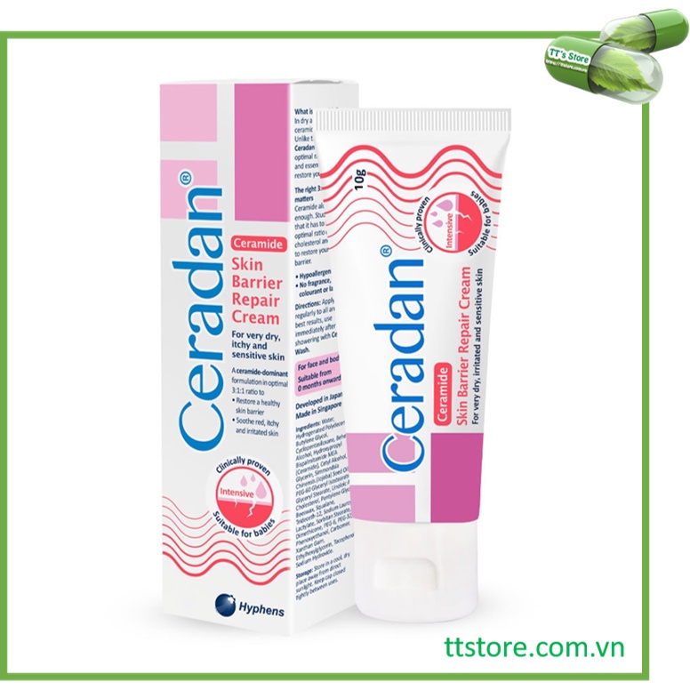 Kem dưỡng ẩm da CERADAN Ceramide Skin Barrier Repair Cream