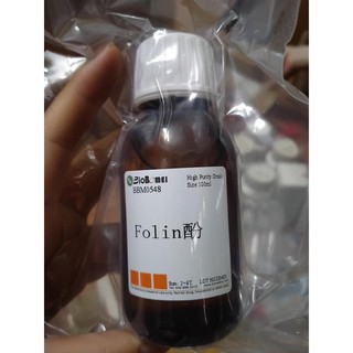 hoá chất thí nghiệm Folin  - natri 1,2-naphtoquinon-4-sunfonat - Cas: 521-24-4 - Chai 100ml