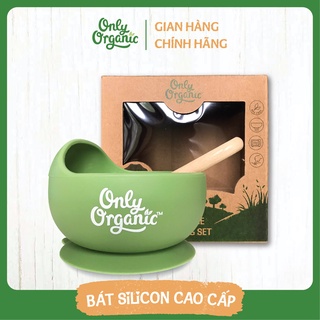 Set bát silicon ăn dặm cao cấp Only Organic