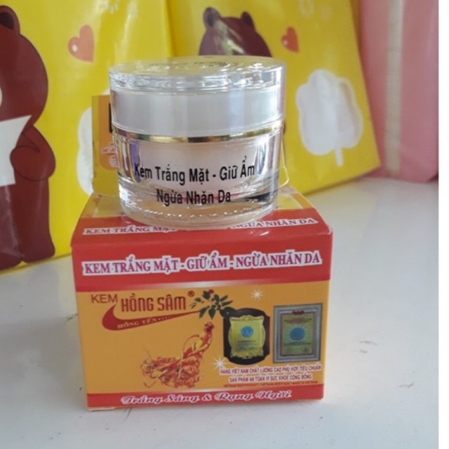 Kem hồng sâm dưỡng trắng, dưỡng ẩm, ngừa nhăn da