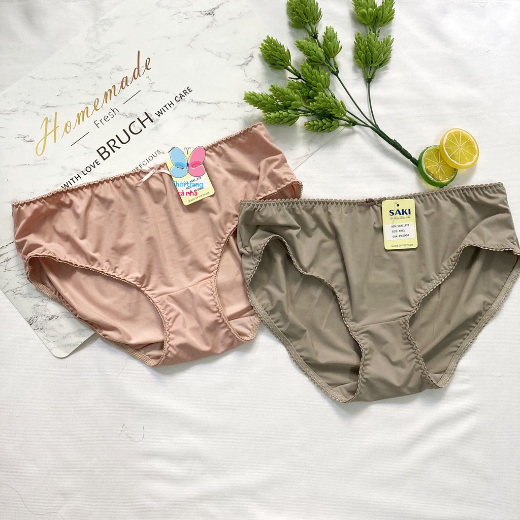 Quần lót nữ size từ 70-82kg thun lạnh Hàngi Việt Nam Saki - Bigsize34xl