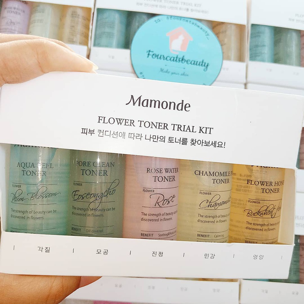 (Mini size 25ml) Nước Hoa Hồng Mamonde Flower Toner