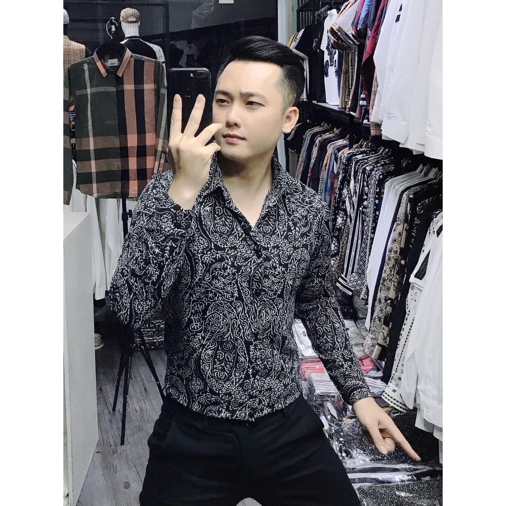 Sơ Mi Nam Lụa Trơn Mịn Không Nhăn Không Phai Không Xù