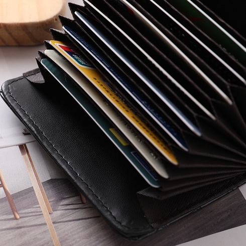 Dela ví nữ mini ví da cá sấu cao cấp dáng ngắn có ngăn đựng thẻ thời trang