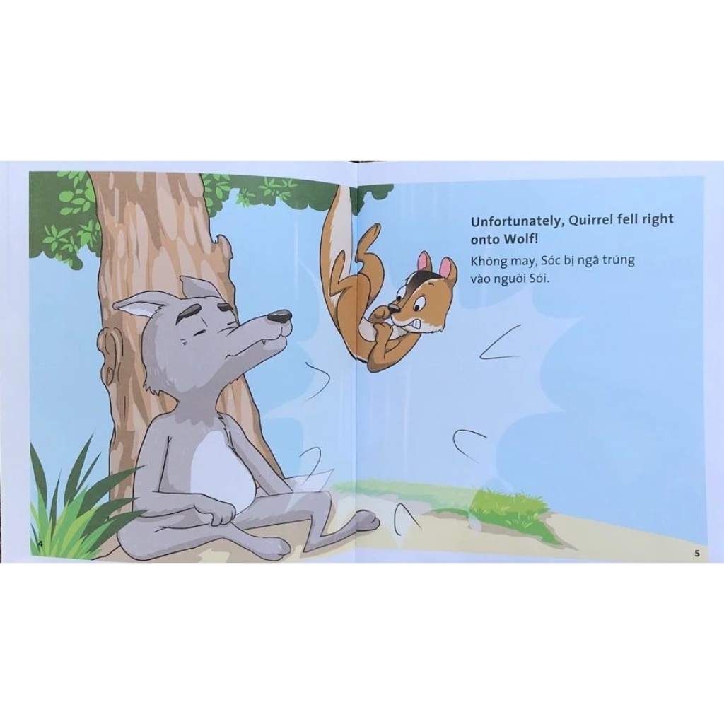 Truyện Tranh Ngụ Ngôn Thiếu Nhi - Sói Và Sóc