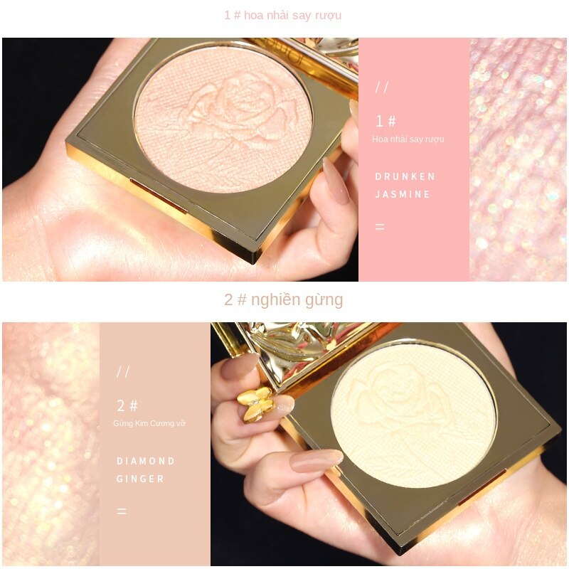 (Hàng Mới Về) Phấn Bắt Sáng Tông Màu Vàng Hồng Kim Cương Lấp Lánh | BigBuy360 - bigbuy360.vn