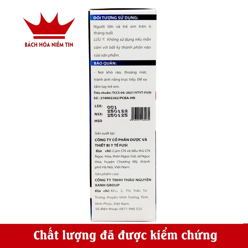 XỊT DETOX XOANG NANO -giúp giảm viêm mũi, xoang cấp tính,rửa trôi bụi bẩn, thông mũi thoáng họng, giảm ho hiệu quả -20ml
