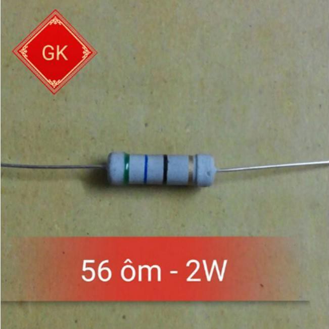 [20 cái] Điện trở 56 ôm 2w