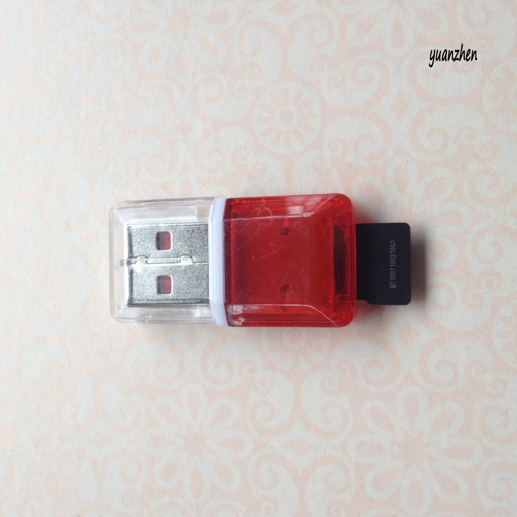 Đầu Đọc Thẻ Nhớ Tf Trong Suốt Cổng Usb 2.0 | BigBuy360 - bigbuy360.vn