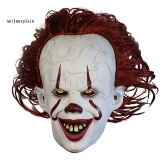 NAME Movie It Penny Wise Scary Head Mask Face Cover Halloween Cosplay Party Props