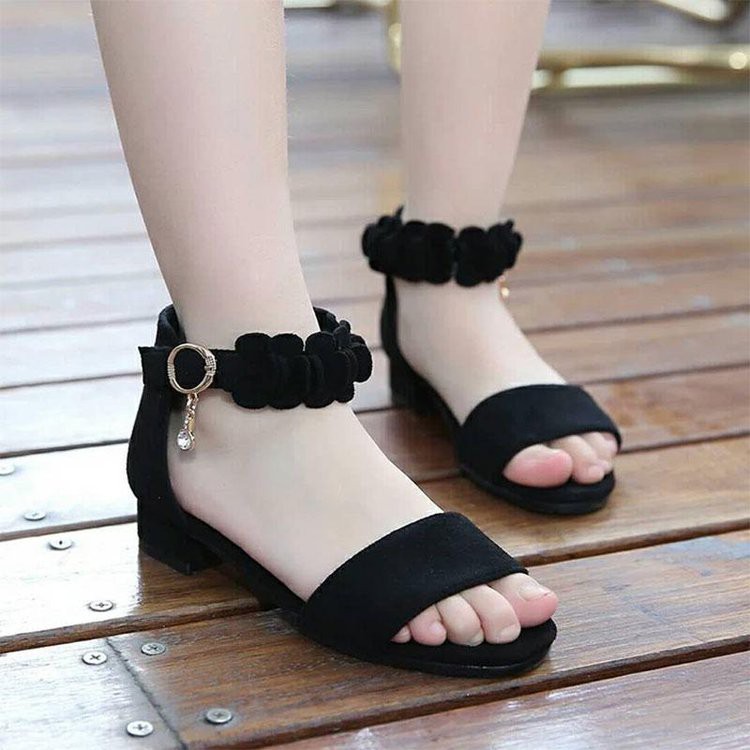 Xăng đan Da Lộn Mềm Mại Cho Bé Gái