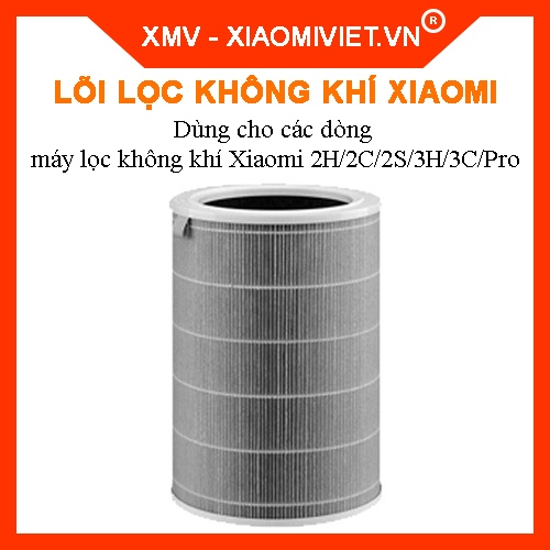 Lõi lọc thay thế cho máy lọc không khí Xiaomi 2H/2C/2S/3H/3C/Pro - Lọc Hepa, Lọc mùi, Lọc khử khuẩn - Hàng chính hãng