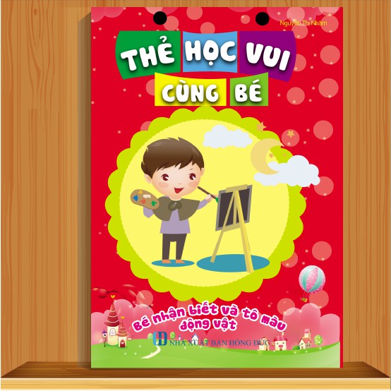 Sách-Thẻ học vui cùng bé – Bé nhân biết và tô màu động vật