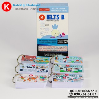 Bộ KatchUp Flashcard IELTS B - High Quality - Trắng (02BT)