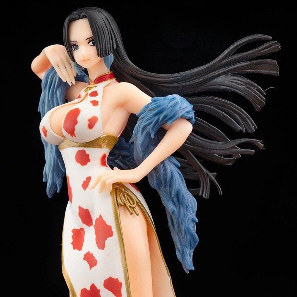 Mô hình One Piece Boa Hancok bikini sexy ngồi cao 12cm, mô hình anime nữ decor trang trí để bàn, figure one piece đẹp