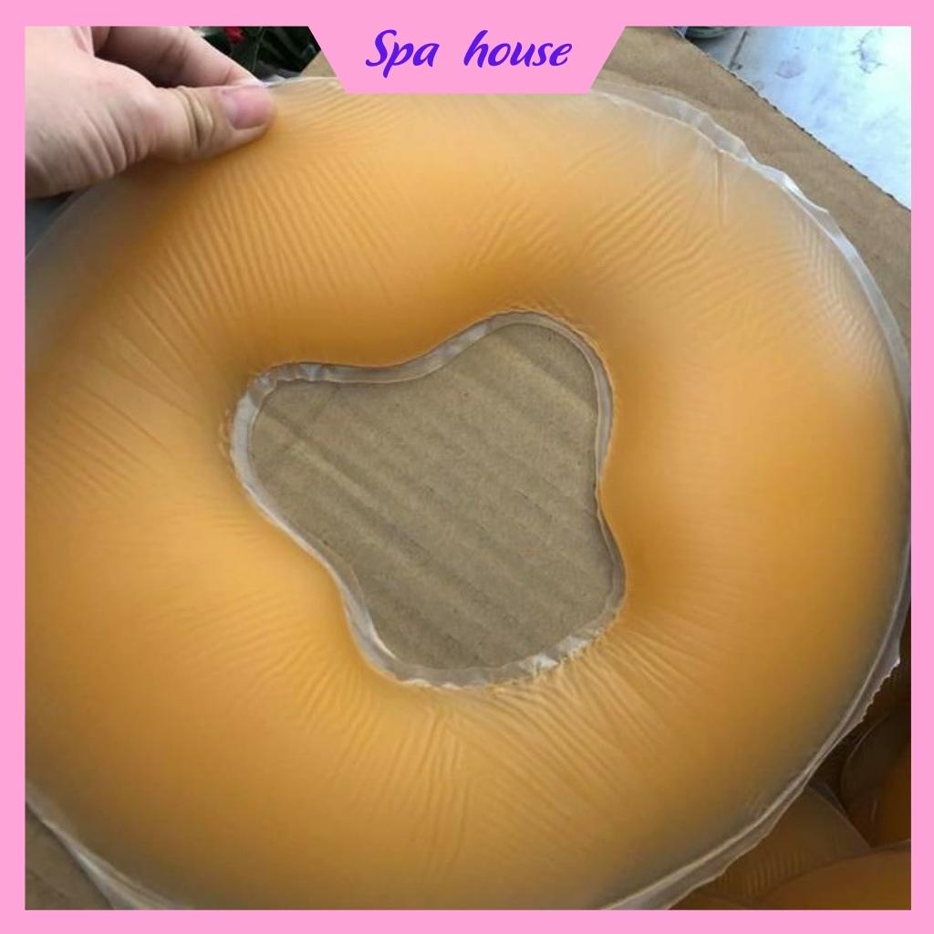 Gối silicon úp mặt massa trong spa